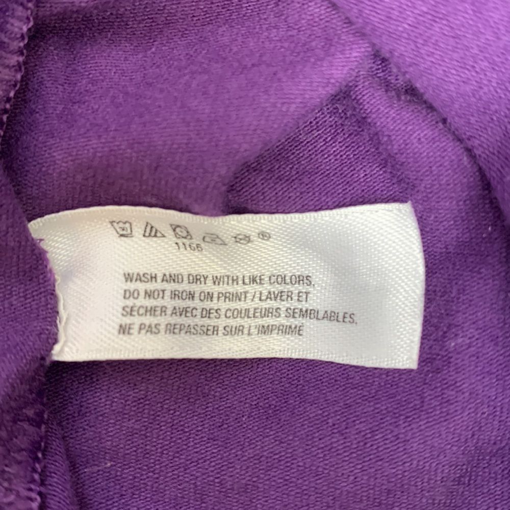 Gap Maternity Set of 2 Tunic Shirts Top S Black/ Purple - Picture 10 of 13